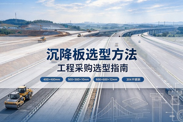 环翠沉降板选择方法