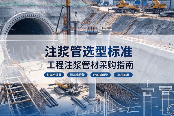 环翠注浆管选型标准