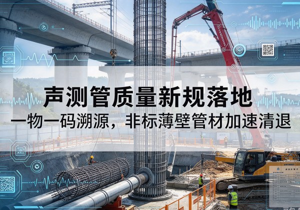 环翠声测管质量新规落地，一物一码溯源，非标薄壁管材加速清退