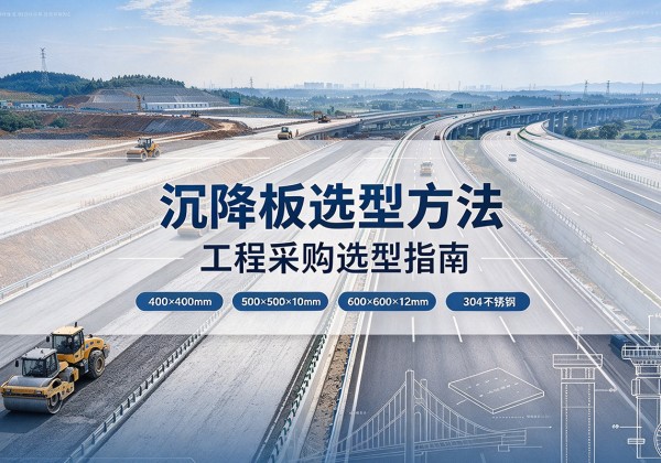 环翠沉降板选择方法